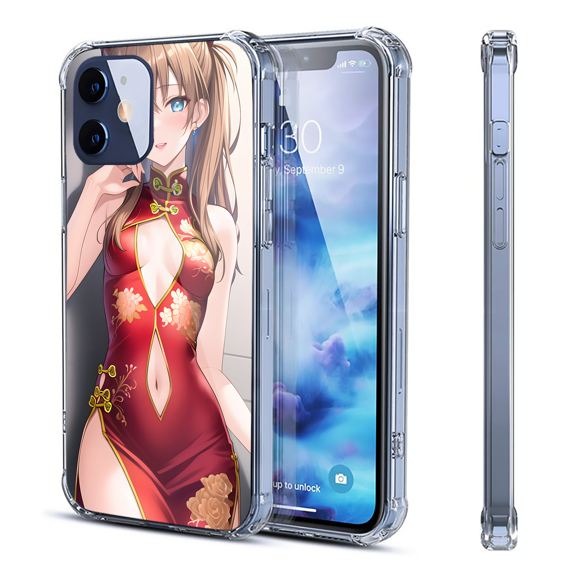 （画像用） EVA 新世紀エヴァンゲリオン 【iPhone 12シリーズ対応】透明スマホケース（クリアソフトケース）